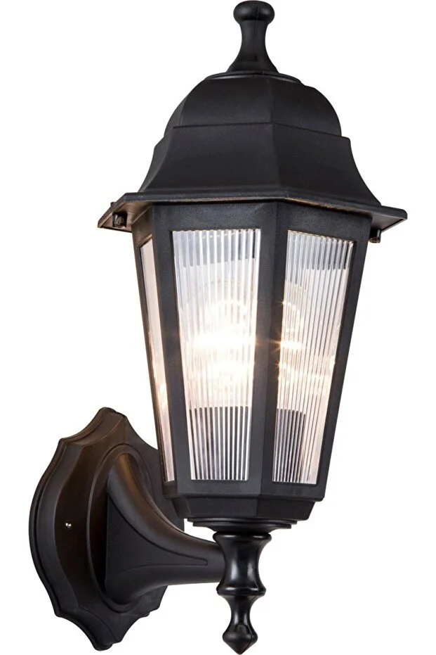 Siyah E27 Duylu Bahçe Armatürü Plastik Siyah E27 Duylu Bahçe Armatürü Plastik